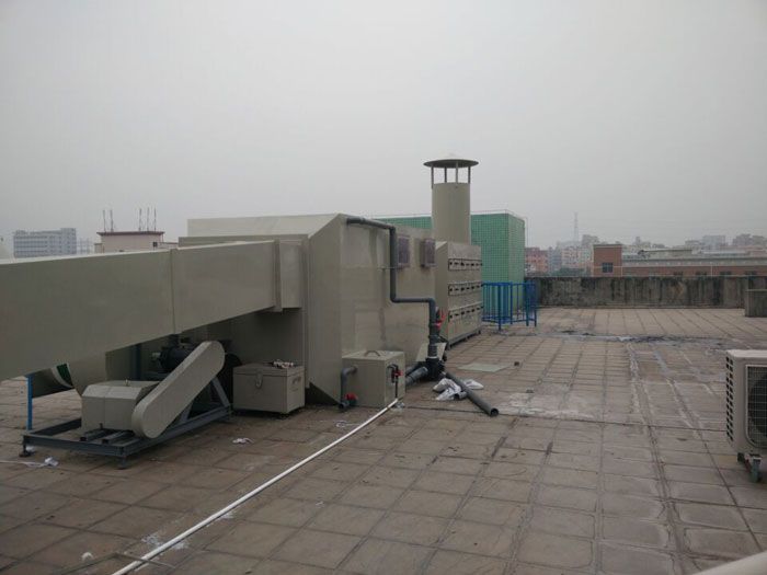 鼎立深圳创隆实业废气处理工程