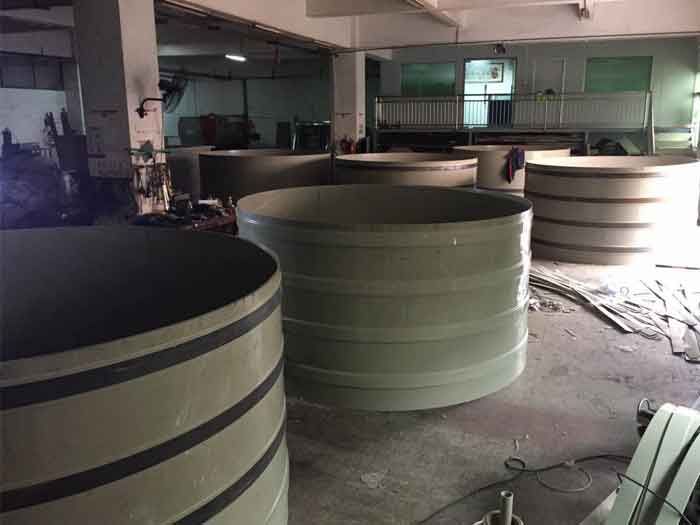 车间集液罐，搅拌罐组合加固中